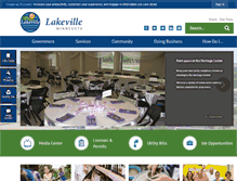 Tablet Screenshot of lakevillemn.gov